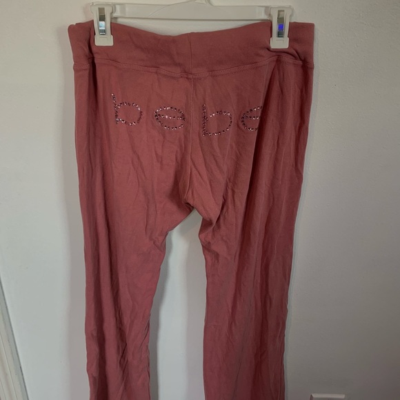 bebe low rise sweatpants - Picture 3 of 4
